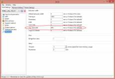 Top solid infil flowrate